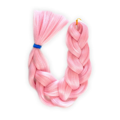 Amara's Enchanted Forest AEF shopaef Lunautics Mermaid Theme Braid In Hair Braided Hair Extension Fetch Mean Girls Bubble Gum Pink